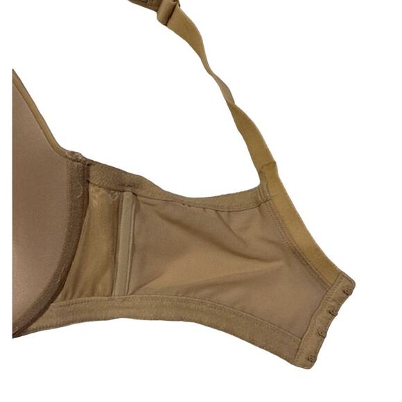 CACIQUE Lane Bryant Smooth Boost Plunge Nude Beige Underwire Bra 38F - Picture 7 of 7